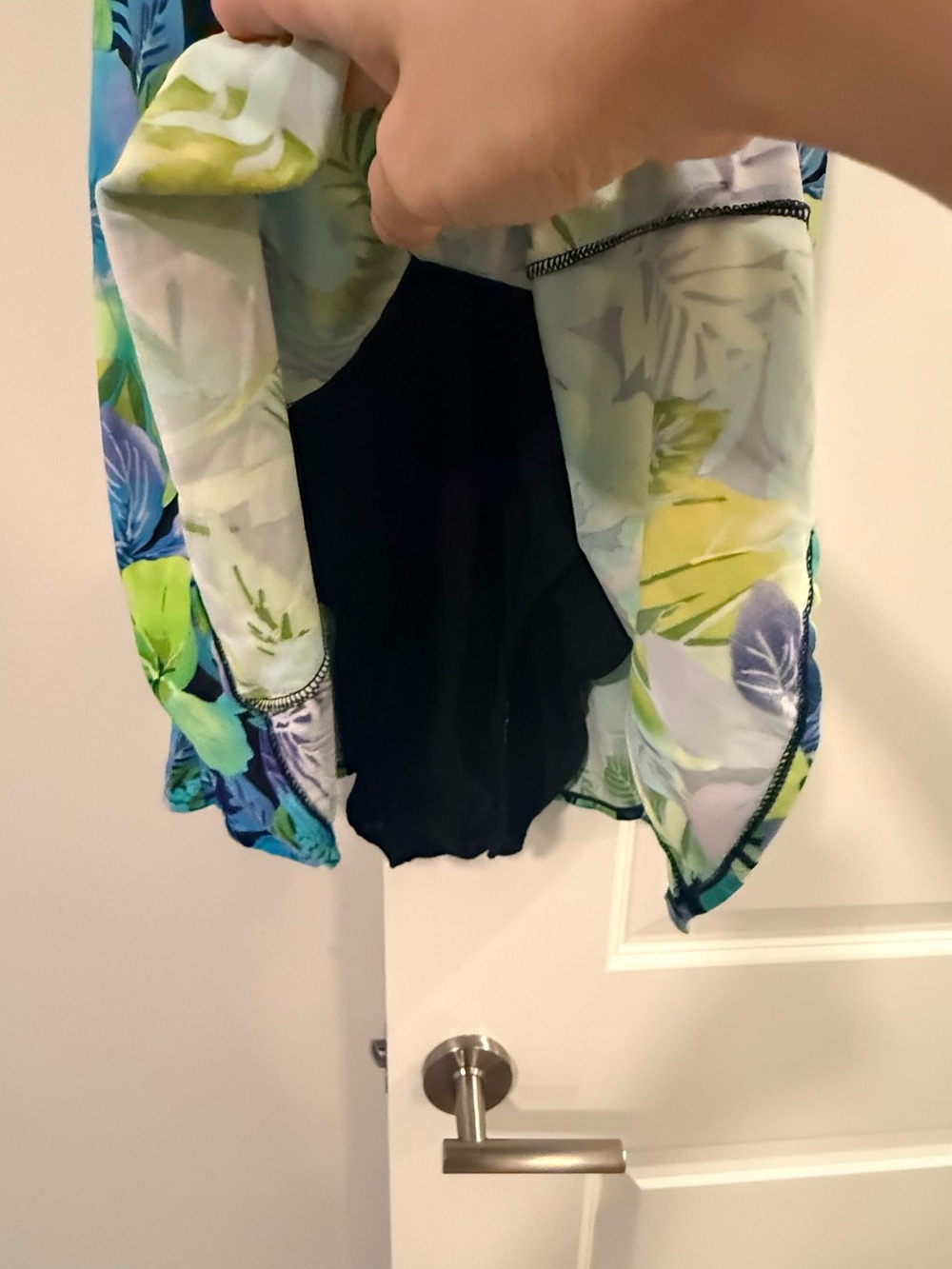 Penbrooke Tropical FloralSwimdress OnePiece Swimsuit Tummy Control Built In Br💛 - Picture 5 of 9